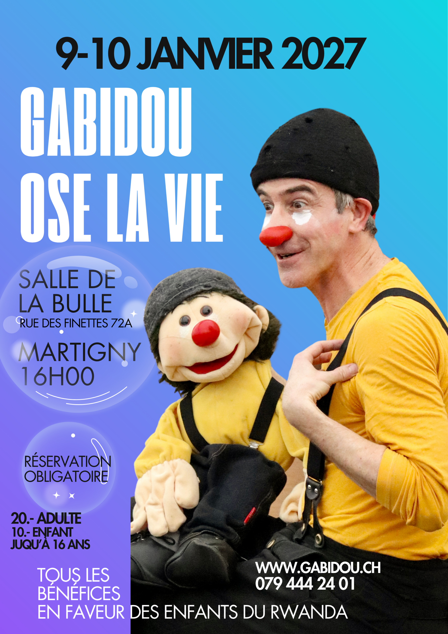 Gabidou 9-10 janvier 2027 La bulle, Martigny